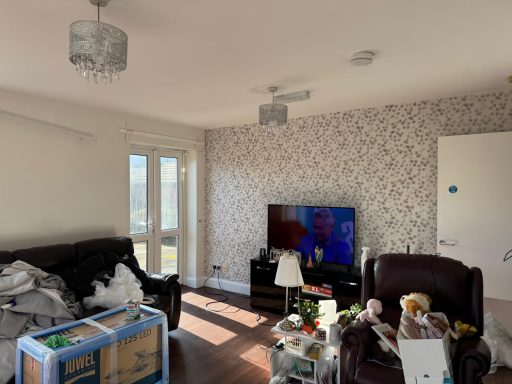 freshly wallpapered care home