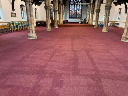 cleaned church carpet